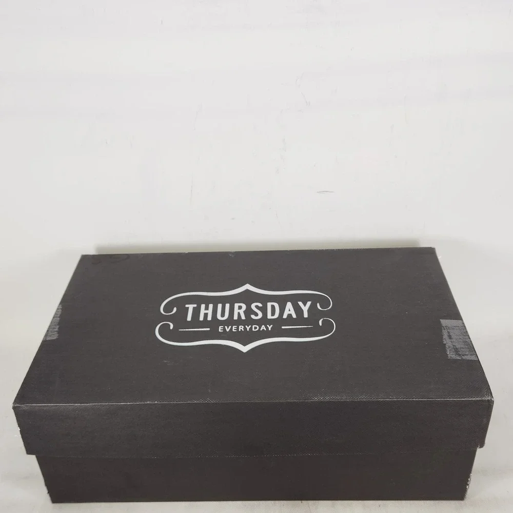 Thursday Boot Co Executive Oxford Mens Size 8.5 Black Coffee Leather Cap Toe